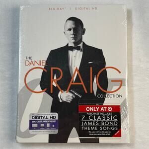 James Bond 007 Daniel Craig Collection Blu-ray NEW Sealed - Target Exclusive